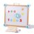 Wooden Kids Art Easel, Double-Sided Tabletop Easel for Painting with Magnetic Letters Numbers and Pens, Magnetic Drawing Board for Toddlers for Boys and Girls 3+
