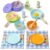 Wooden Kitchen Toys for Toddlers, Montessori Pretend Play Kitchen Accessories, Play Food Sets for Kids Kitchen, Pots and Pans Cooking Sets, Gifts for 3 4 5 Years Old Girls Boys