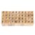 Wooden Letter and Number Stamp Set 40pcs with Ink Pad