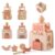 Wooden Montessori Activity Cube for Preschoolers 3-5 Multi-Sensory Learning Toy, Educational and Screen-Free Birthday for Kids
