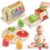 Wooden Montessori Ball Drop Toy Set for Babies with Spinning Drum