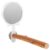 Wooden Parrot Perch Stand with Mirror for Training and Play