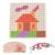 Wooden Pattern Blocks 210 Pieces Colorful Geometric Educational