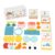 Wooden Pattern Blocks Color Sorting Stacking Game Geometric Table Game with