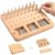 Wooden Peg board for Occupational Therapy with 3 Sizes of Pegs and Holes, Wood Pegboard for Finger Dexterity, Hands Therapy Peg Board to Improve Finger Motor Skills and Hand-Eye Coordination, 36 Holes