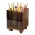 Wooden Pen Holder – Large Capacity Desktop Organizer, Storage Shelf Case