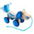 Wooden Pull Dog Toy Wooden Walk Pull Along Toy with String Toy Montessori Toddler Pull Toys for Walking Toddlers