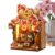 Wooden Puzzle Fridge Magnet – DIY LED Light Decor, Strong Magnetic Piece,