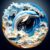 Wooden Puzzles for Adults – Dolphin Wooden Jigsaw Puzzle – Unique Shape 3D Vision Wood Puzzles Adult – Christmas Birthday Gifts for Adults/Friends/Family – 200pcs 11.4 * 11.4in
