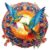 Wooden Puzzles for Adults – Hummingbird Wooden Puzzle, Mandala Unique Shaped Wood Jigsaw Puzzles for Adults, Wood Puzzles Adult, Perfect for Birthday Gift, Family Game, 300 Piece 13.8 x 13.8in