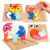 Wooden Puzzles for Toddlers 1-3, Animal Themes Puzzles Montessori Toys