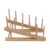 Wooden Puzzle Storage Rack – Natural Wood Organizer Stand, Holds 5 Puzzles