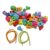 Wooden Rainbow Threading Letters Numbers Toy, 51Pcs Alphabet Lacing Beads for Kids Stringing Teachers Motor Skills Multi Color craftwood