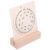 Wooden Rotating Desk Calendar with Rotatable Disks for Daily Date Checking