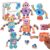 Wooden Snap Together Building Toys, Robot Building Toys for Kids Ages 3-5