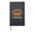 Wooden Spoon Survivor Retro Sunset Childhood Discipline Hardcover Journal, Black