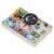 Wooden Steering Wheel Toy for Kids Educational Learning Activity Board 8.66×1.97×5.71in
