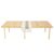 Wooden Table 60Lx30W Inch Foldable with Runner for Camping