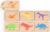 Wooden Toddler Puzzle for Kids 1-3, Montessori Dinosaur Toys for Boys Girls Ages 2-4, Preschool Educational Toy—Learning Animal & Number, 6 Pack Wood Jigsaw Puzzles for 2 Year Old
