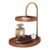 Wood Key Tray for Entryway Table, 2-Tier Jewelry Tray Catchall