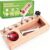 WoodTrove Montessori Screwdriver Board Set, Montessori Toys for 3 4 5 Year Old, Wooden Screw Driver Activities Tools, Fine Motor Skills Preschool Learning Sensory Toy