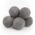 Wool Dryer Ball, Reusable Gray Laundry Sphere for Clothes, 3.1 Inch (1 PC)