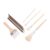Wool Paint Brushes Set, 11 Styles, Moderate Flexibility for Art Painting