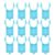 WOONEKY 12pcs Stackable Baking Tray Supports for Cookies and Pastry Cooling Rack, Abs Material Drip Stacking Clips to Maintain Proper Spacing, Space-saving Design for Large Batch Baking