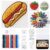 Woplagyreat 72Pcs Magic Foam Texture Painting Kit, 44 Foam Texture Sheets, 24 Colorful Brush & 2 Water Brushes, Water Expand Puffy 3D Art Set for Kid Ages 3-12 DIY Craft Supplies