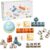 Word Spelling Dice Game, Letter Blocks & Cubes, Word Card Matching Board Game, Educational Fun Game for Family, Preschool Learning, Travel & Party(1pcs)