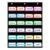 Words Pocket Chart for Classroom, 20″W x 25″H Standard Pocket Chart with 6 Clear Pockets Reusable Hanging Daily Schedule Pocket Charts for Teacher Home Office Words Wall Letter Cards Sentence Strips