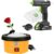 WorkBless Hot Glue Pot 100W 120ml Corded Glue Skillet Temp Up to 200°F and Cordless Hot Glue Gun Full Size with 20V 2000mAh Battery & 30pcs 11mm Clear Glue Sticks