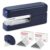 WORKPRO 2-in-1 Stapler with Staples & Staple Remover, 40 Sheet Capacity, Flat Clinch Design, Storage Space, Includes 2000 Standard Staples – Non-Slip Office Stapler for Desk, Classroom, Dark Blue