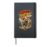 Worst Tuesday Ever! Dinosaurs Running From Asteroid Funny Hardcover Journal, Black