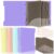 WorWav 4 Pack 2 Inch 3 Ring Binder, with 5 Double Pocket Tab Dividers Fits