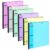 WOT I 1.5 Inch Telescoping 3 Ring Binder 6 Pack