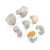 Wouputy Chunky Rings Set for Women, Vintage Adjustable Thick Statement Rings (Set H)