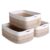 Woven Rope Baskets for Organizing, 3 Pack, 15.5 x 11 x 5.5″ Storage Bins