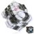Wovnet 1 Sets Large Labyrinth 3D Maze Cube Puzzle Maze Game Gravity 3D Puzzle Cube Brain Teaser Ball Games for Kids Education Sensory Toys Gift for Adults (Classical,White)