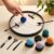 Wowagoga Desk Zen Garden Kit with 6 Textured Sensory Balls, Sand & Tools, Mini Meditation Set for Stress Relief and Desktop Decor