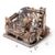 Wowood 3D Puzzle Marble Run – Electric Spaceport, Wooden Model Building Kit for Teens