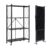 WOYONFIT 4-Tier Foldable Metal Storage Shelves with Wheels
