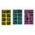 Woyuosn Metal Brain Teaser Puzzles Ring Educational Toys, Steel IQ Games Physics Mind Metal Puzzles for Adults, Unlock Interlock Game, Brain Teaser Puzzle for Party Favor Kids (A+B+C)