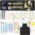 WQHDQLY 45PCS Pottery Tools, Practical Polymer Clay Sculpting Tools Kit, Air Dry Clay Tools Set for Adults, Pottery Craft, Carving, Dotting, Shaping, Molding, Modeling,Drawing
