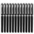 WQN WUQIANNIAN 0.7mm Gel Pens, 12pcs Quick Drying Smooth Writing Black Ink Pens, Ballpoint Pens for Journaling, Drawing, Note-Taking, Office School Supplies, Gifts.