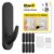 Wrap-It Storage Handy Hooks – The Fin Large 8 Pack (Black)