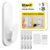 Wrap-It Storage Handy Hooks – The Ian Large 8 Pack (White)