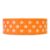 Wrapables Colorful Patterns Washi Masking Tape, Orange Dots