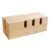 Wrenmor Wooden Wire Storage Box For Cable Management, Cord Organizer For Power Strips, Routers And TV Accessories, Solid Wood Desk(light brown)