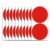 Writable Pap Dot s, 10 Sheets Red/20 Stickers